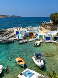 Triovassalos village on Milos, Greece – photographic wall art print