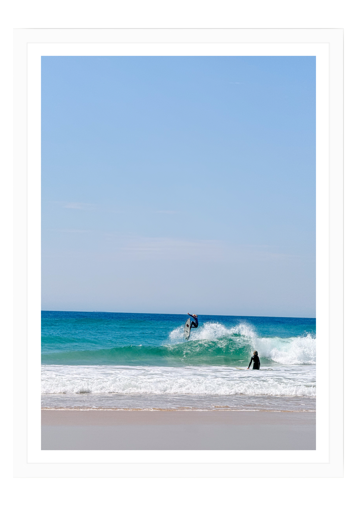 A Wave to Himself