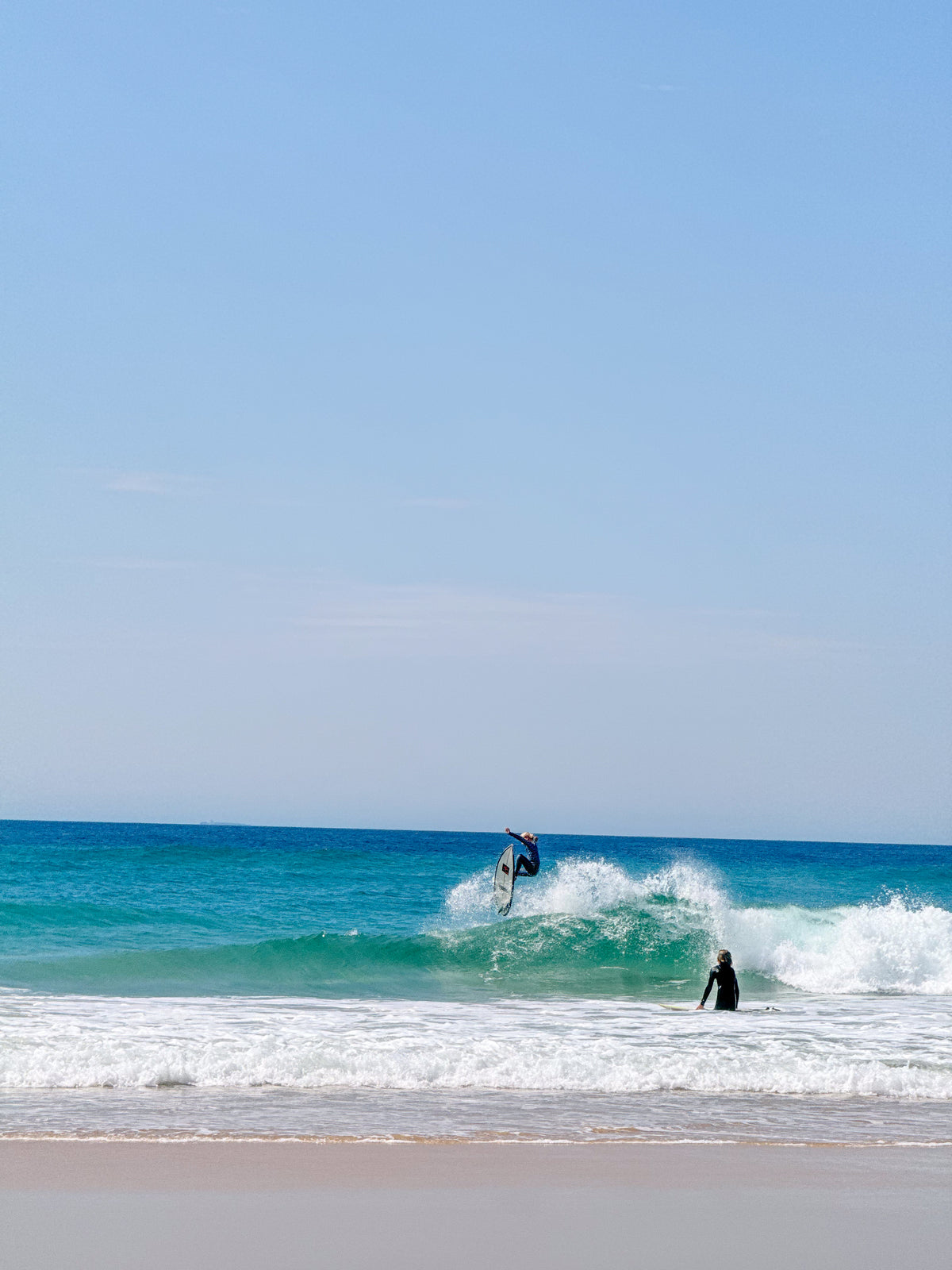 A Wave to Himself