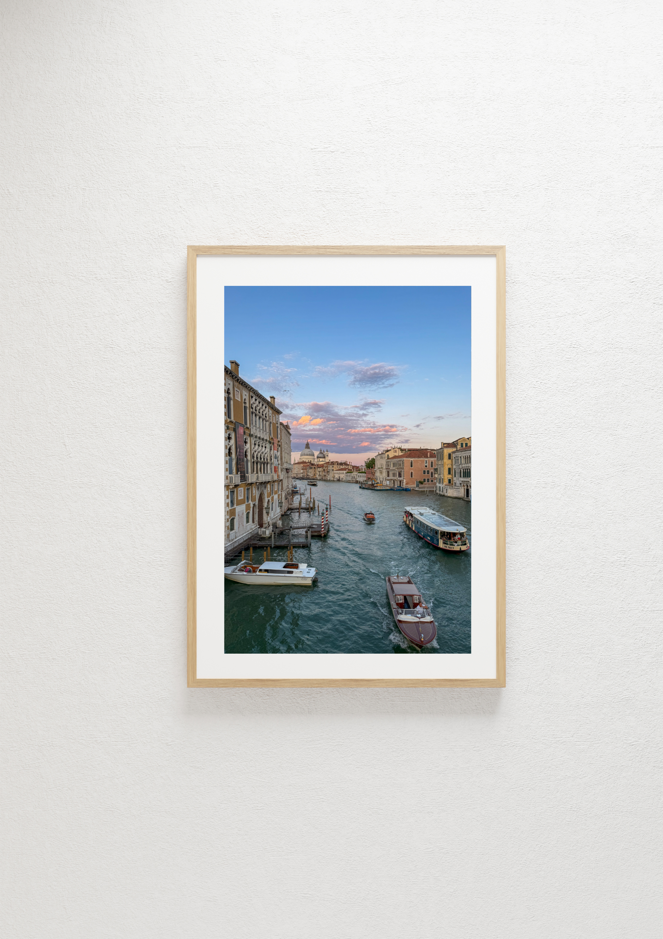 Dusk on the Grand Canal, Venice – photographic wall art print