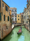 Gondola on the canals of Venice, Italy – photographic wall art print