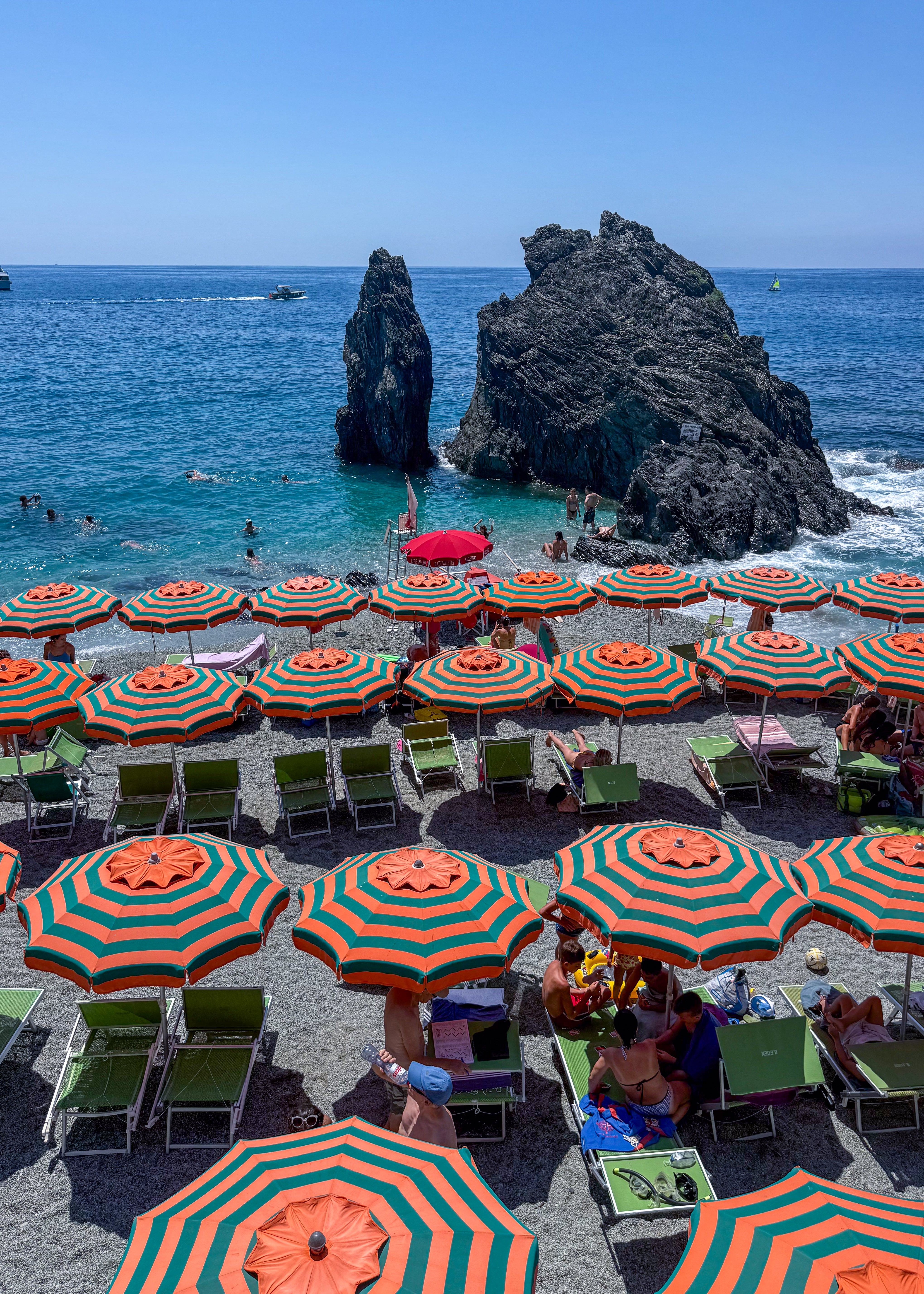 The sea at Monterosso al Mare, Cinque Terre – photographic wall art print