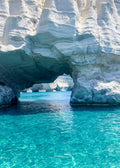 Sailing off the coast of Milos, Greece – photographic wall art print