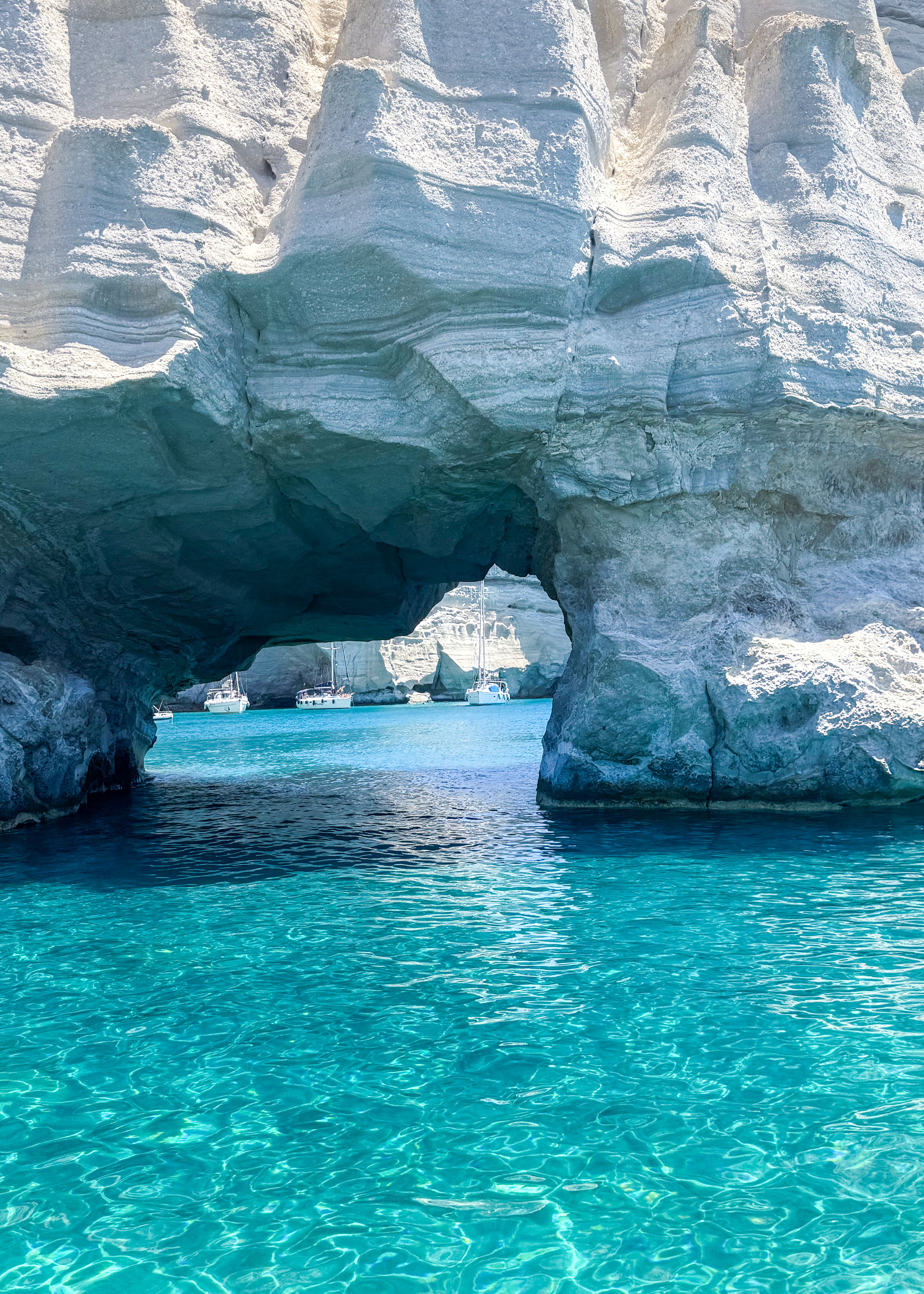 Sailing off the coast of Milos, Greece – photographic wall art print