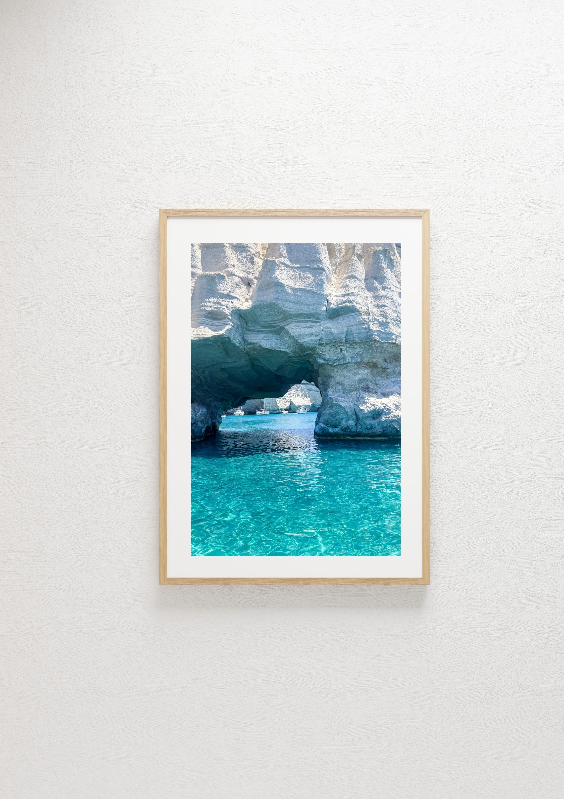 Sailing off the coast of Milos, Greece – photographic wall art print