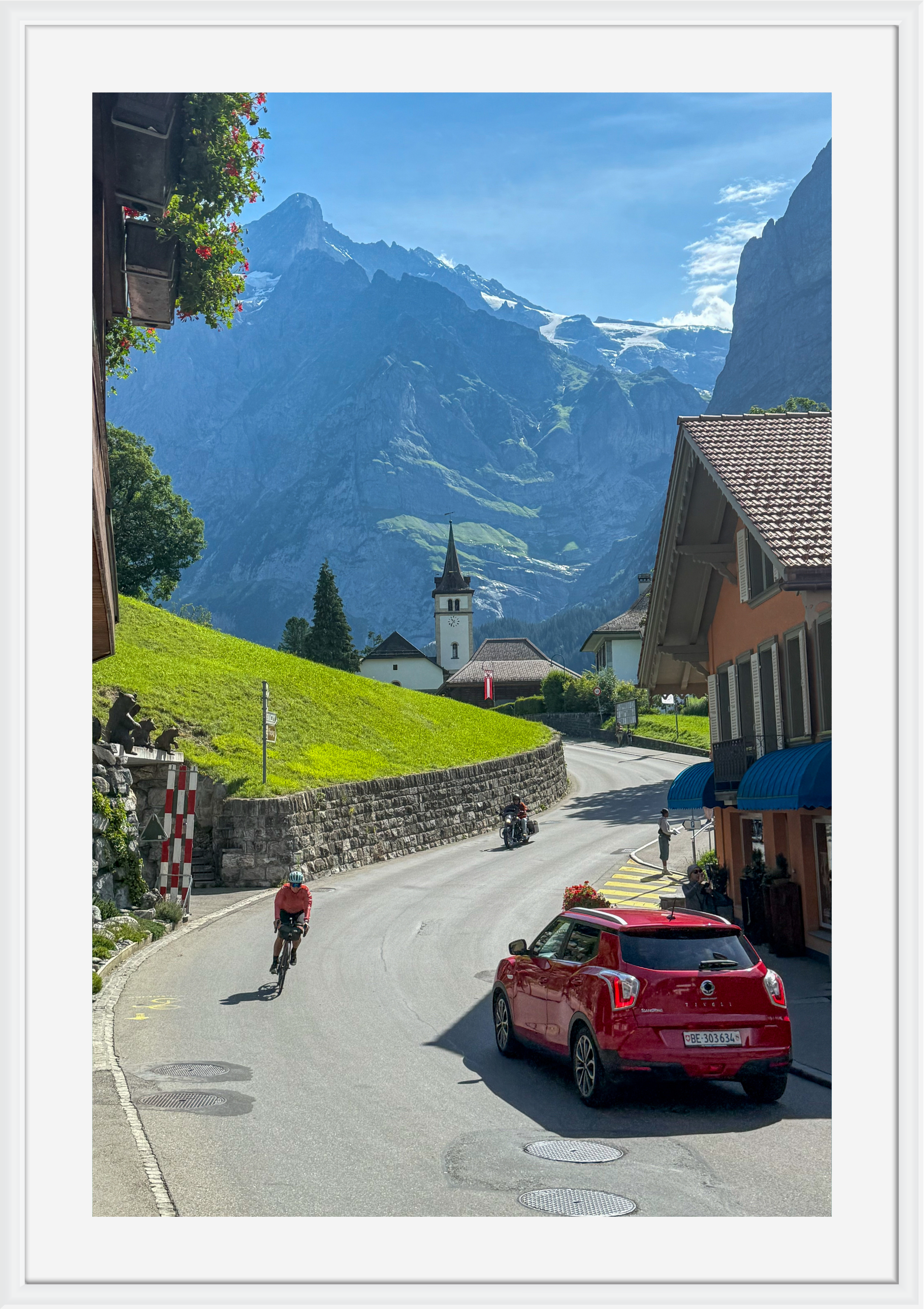 Mountain roads near Bern, Switzerland – photographic wall art print