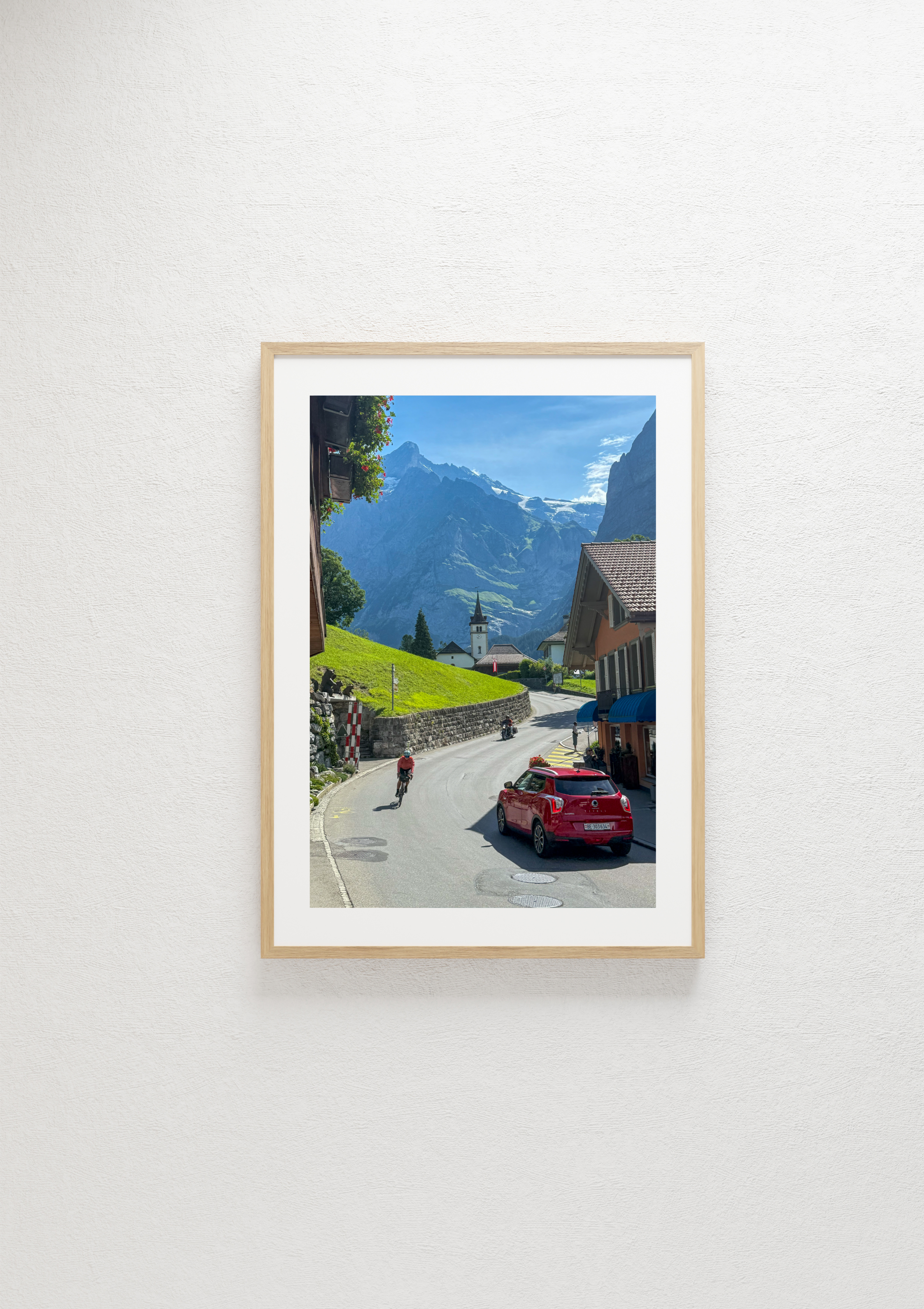 Mountain roads near Bern, Switzerland – photographic wall art print