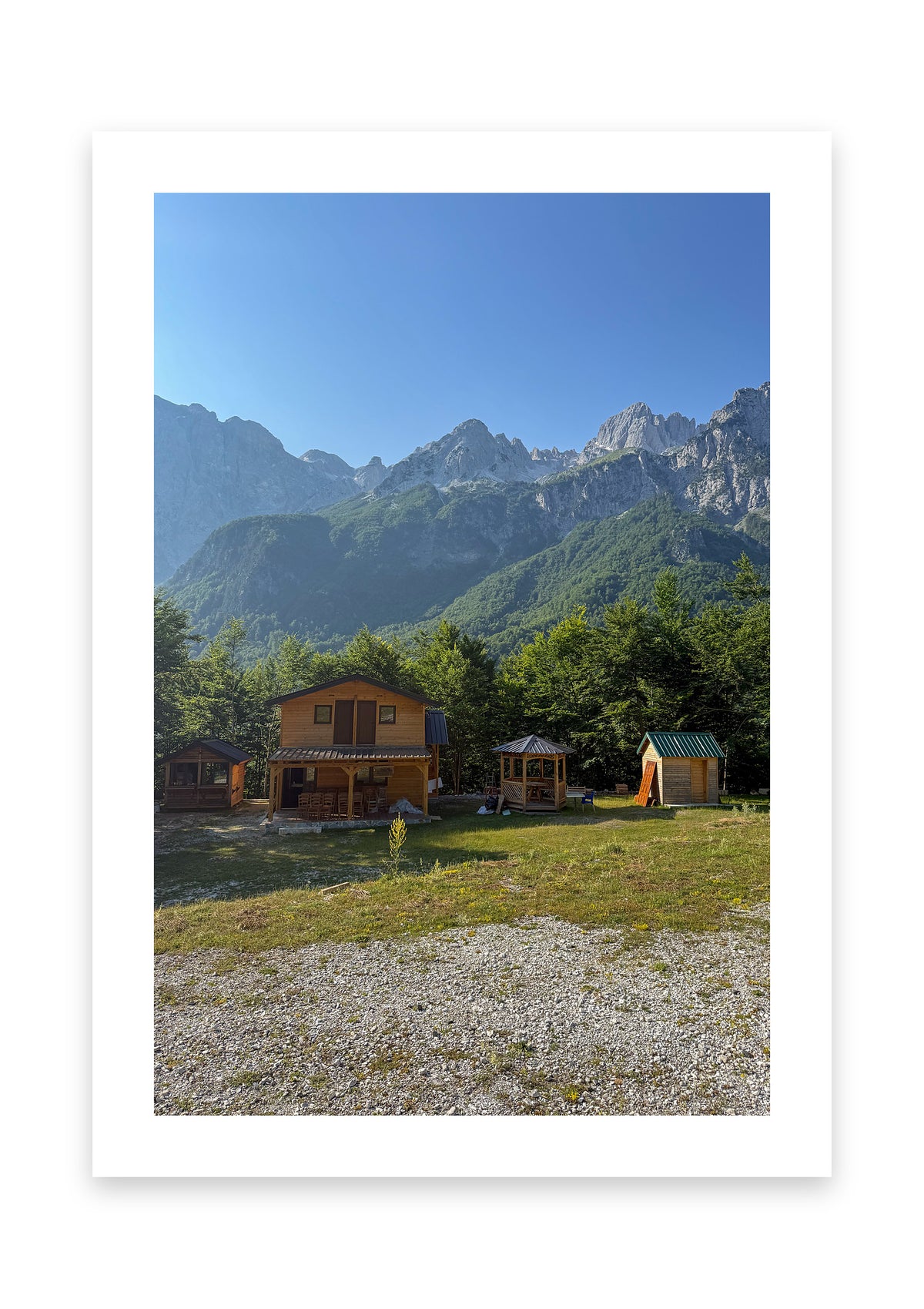 Morning at the Edge of the Mountains
