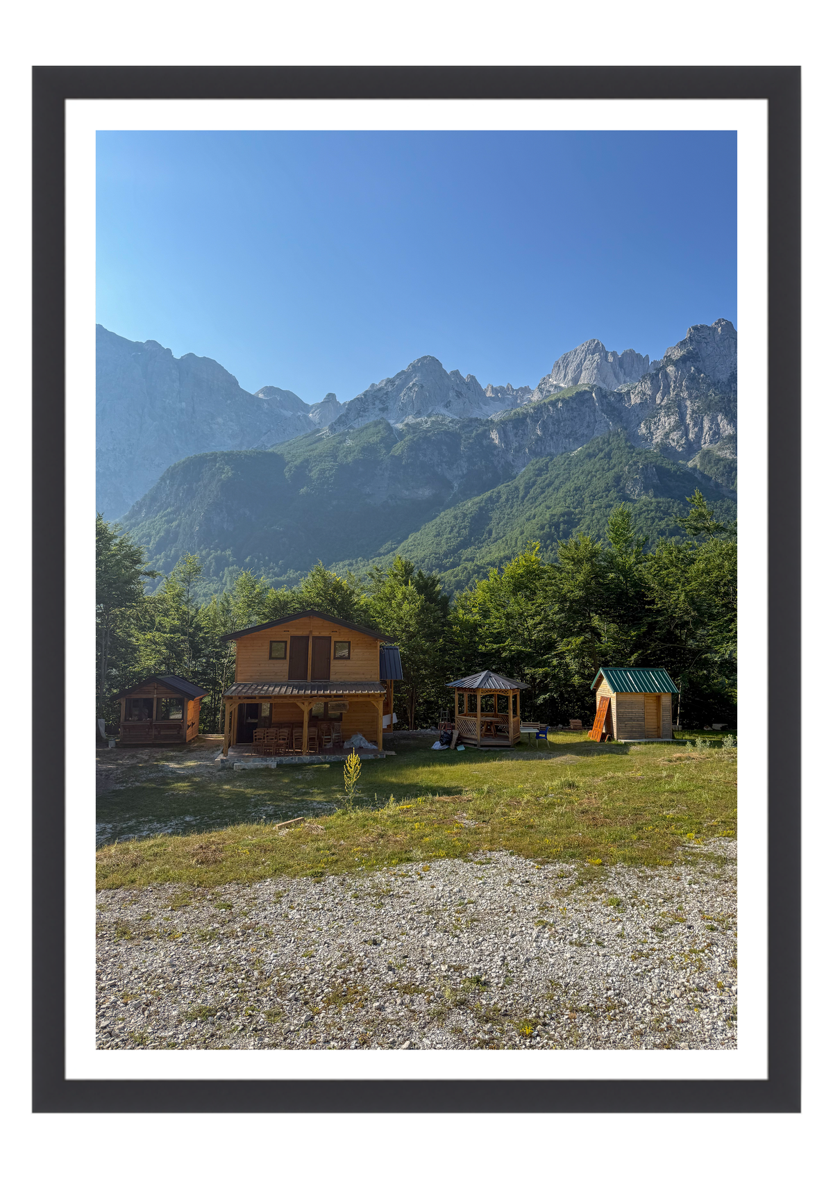 Morning at the Edge of the Mountains