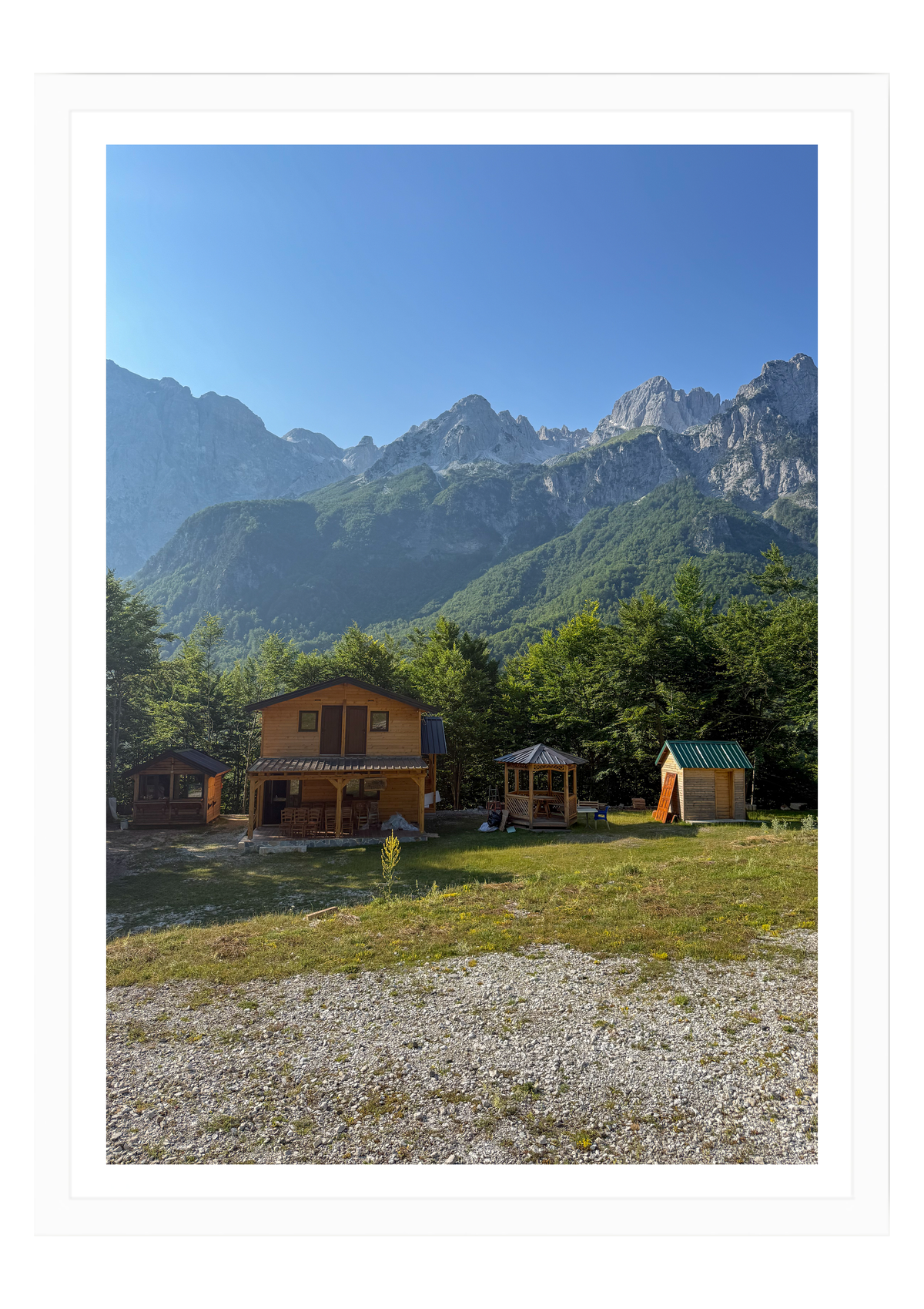Morning at the Edge of the Mountains