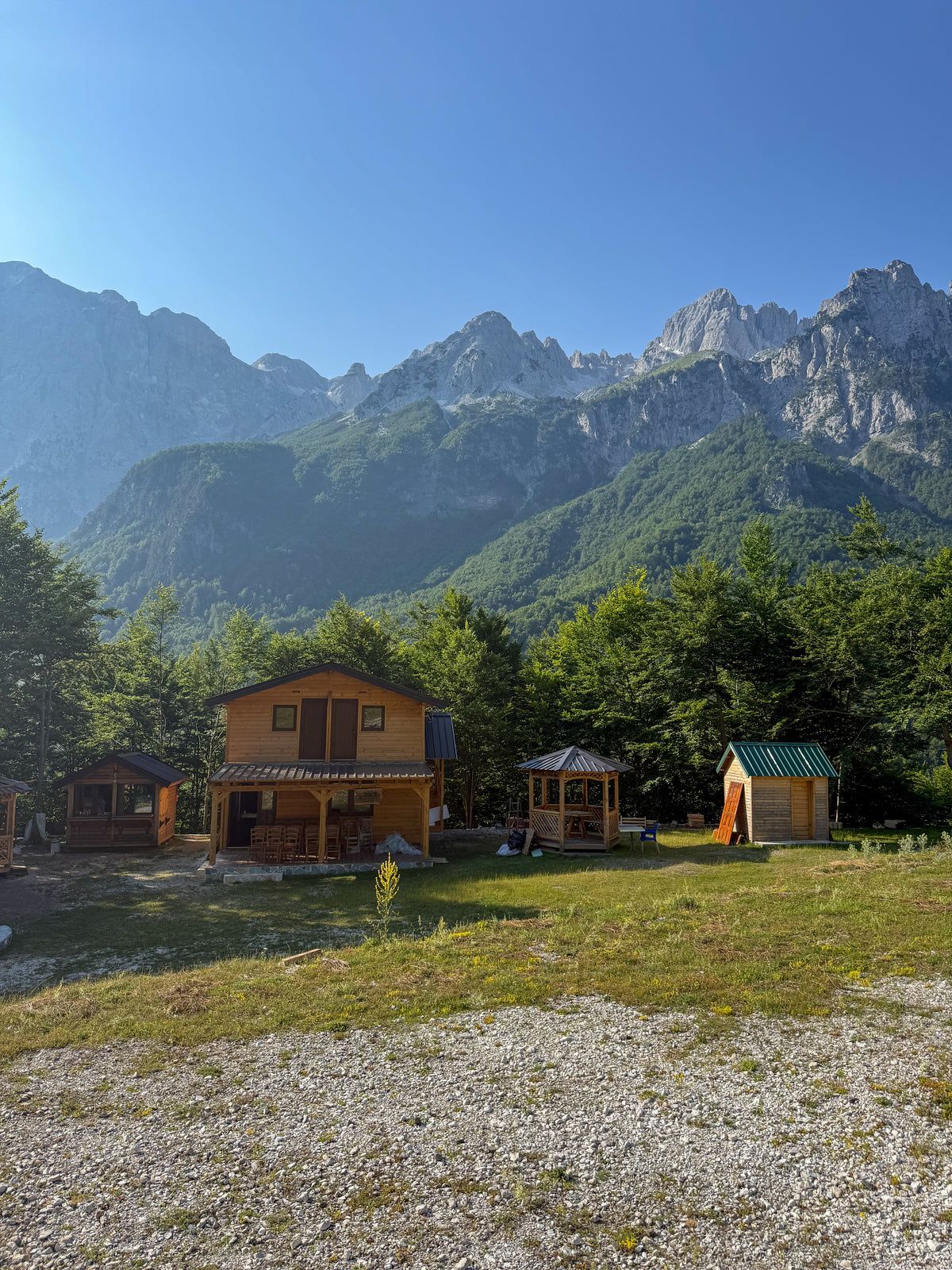 Morning at the Edge of the Mountains