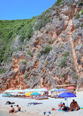The sheltered bay at Porto Palermo, Albania – photographic wall art print
