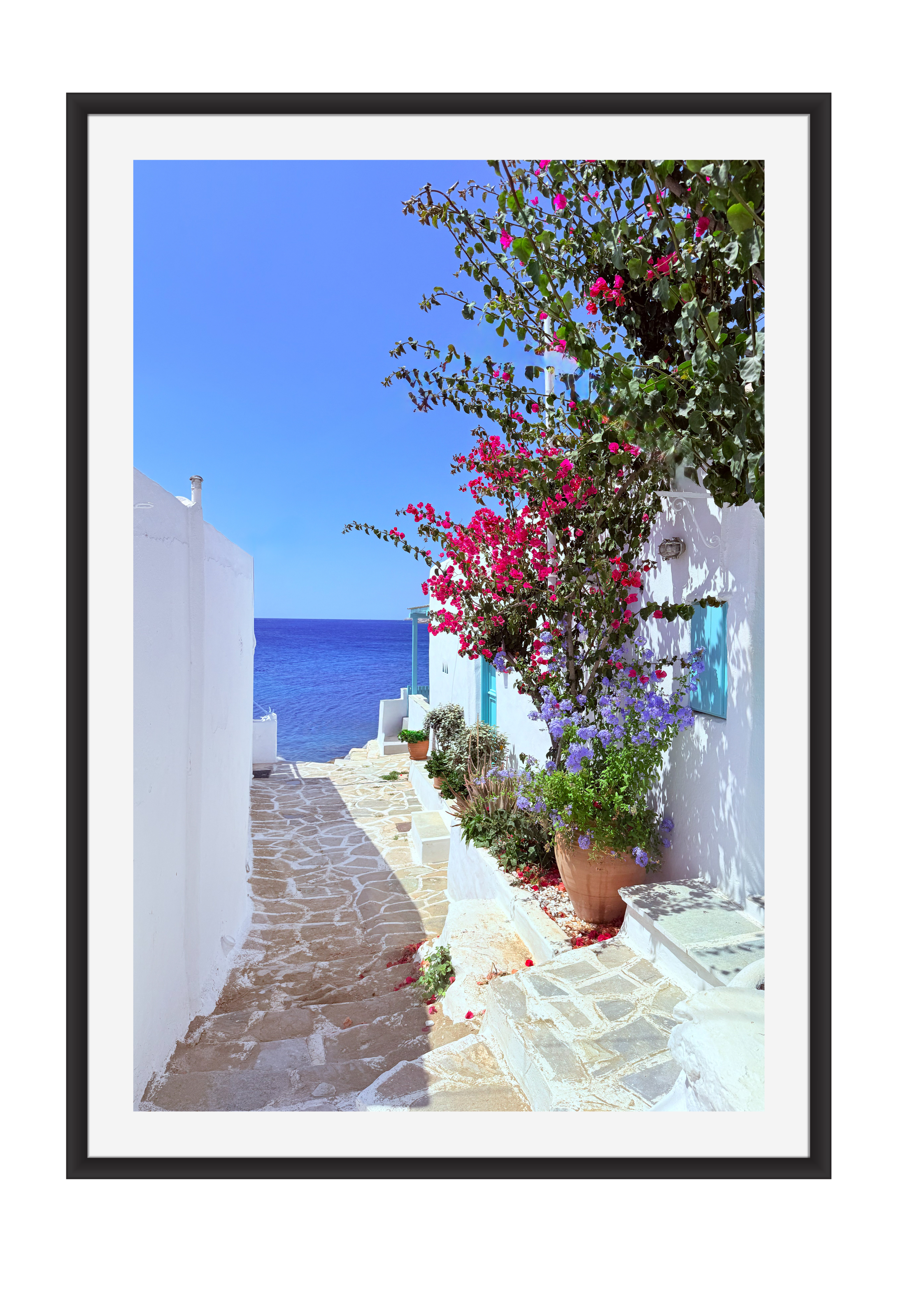 Seaside at Faros, Greece – photographic wall art print