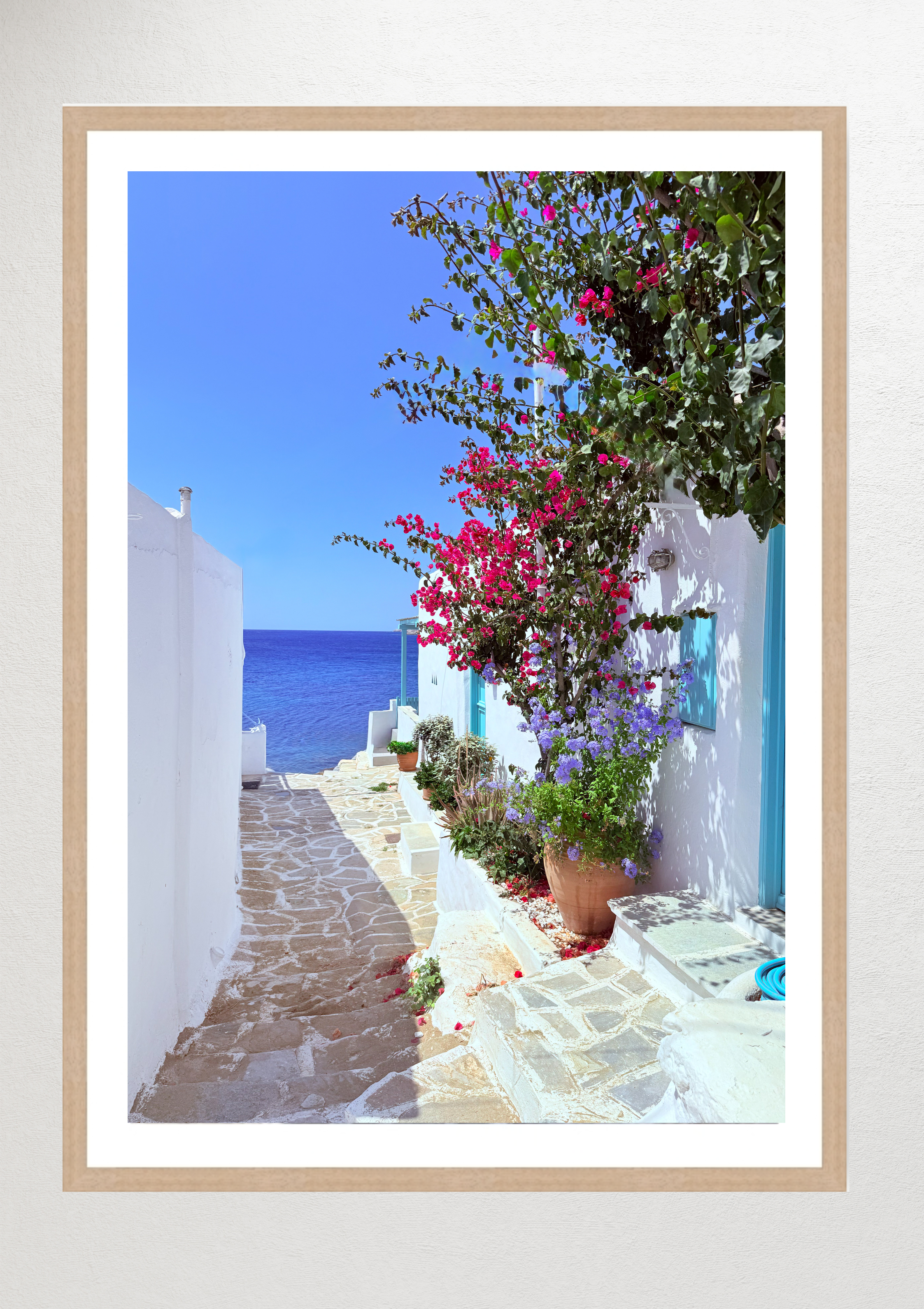 Seaside at Faros, Greece – photographic wall art print