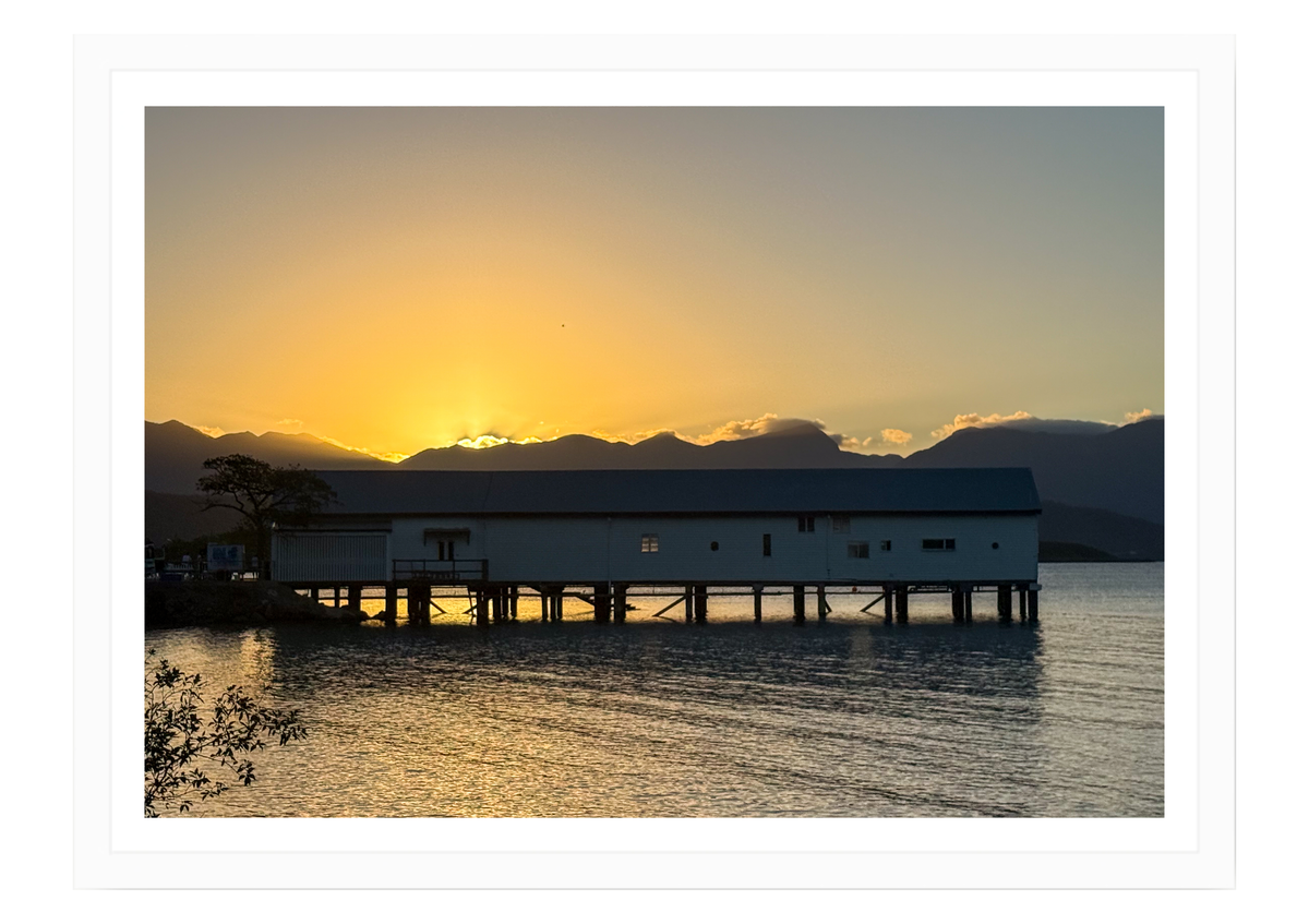 Sunset Behind the Range