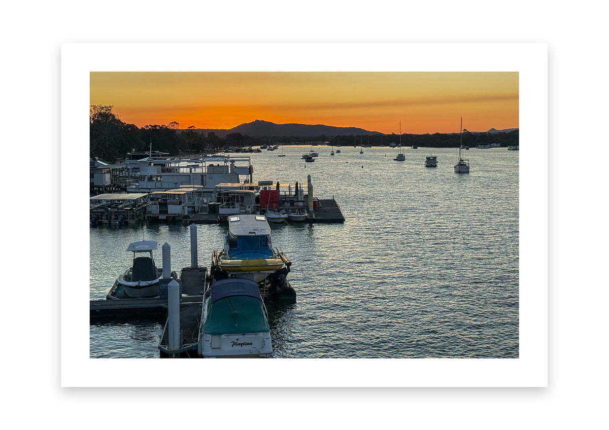 Sunset at the Marina