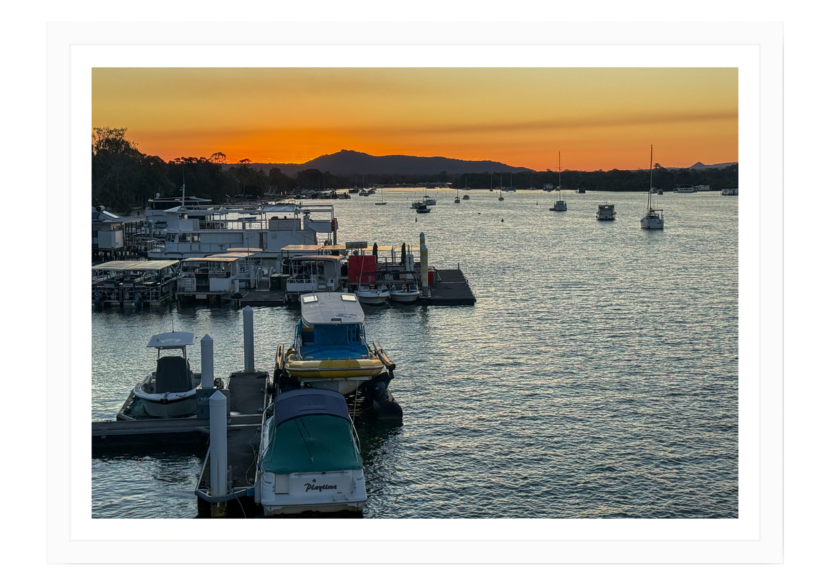 Sunset at the Marina