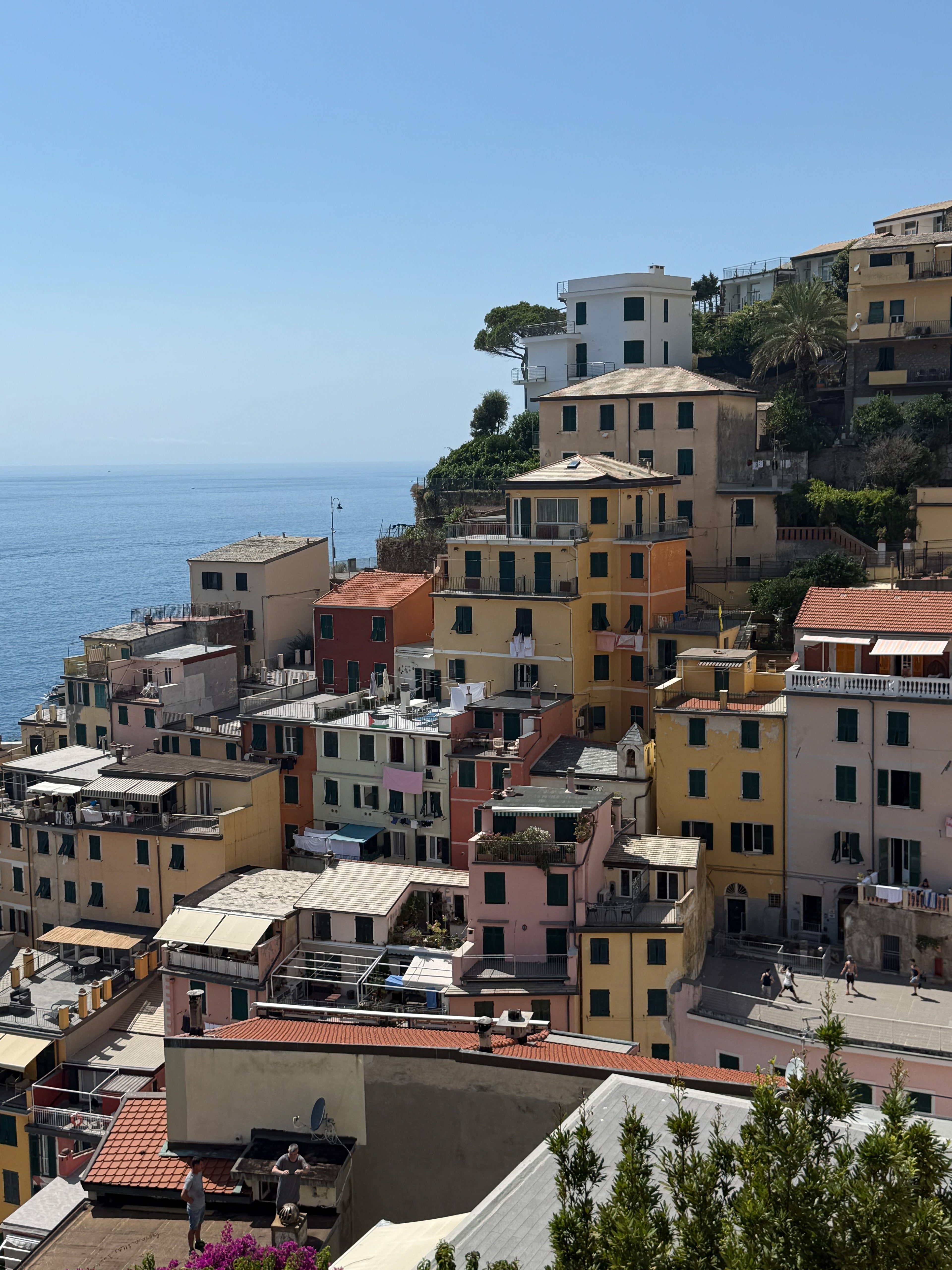 Colourful coastline of the Cinque Terre, Italy – photographic wall art print