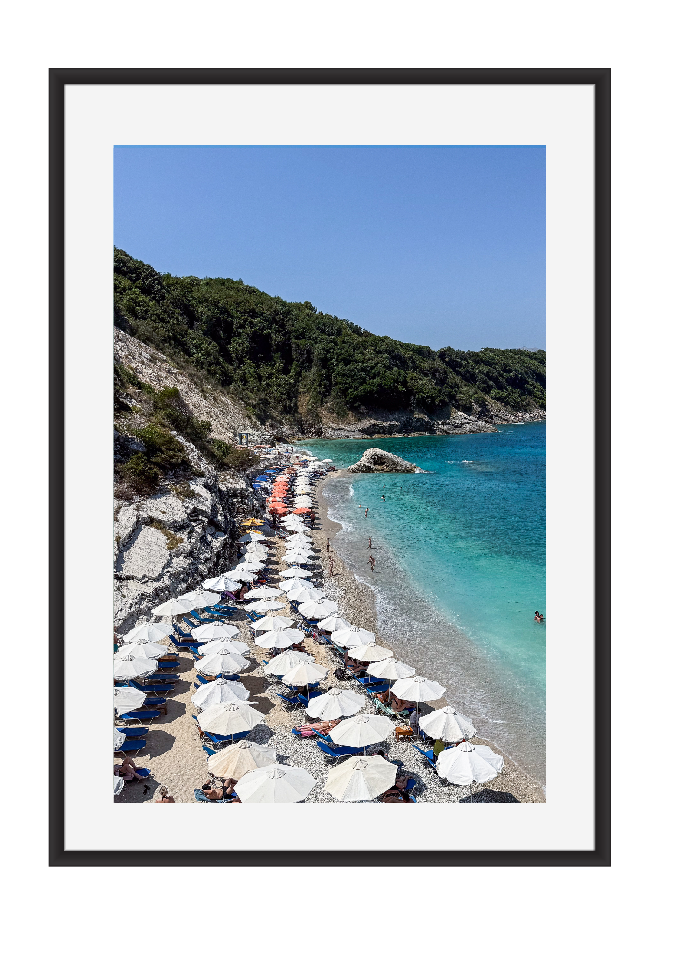 Pilebardha Beach on the Albanian coast – photographic wall art print