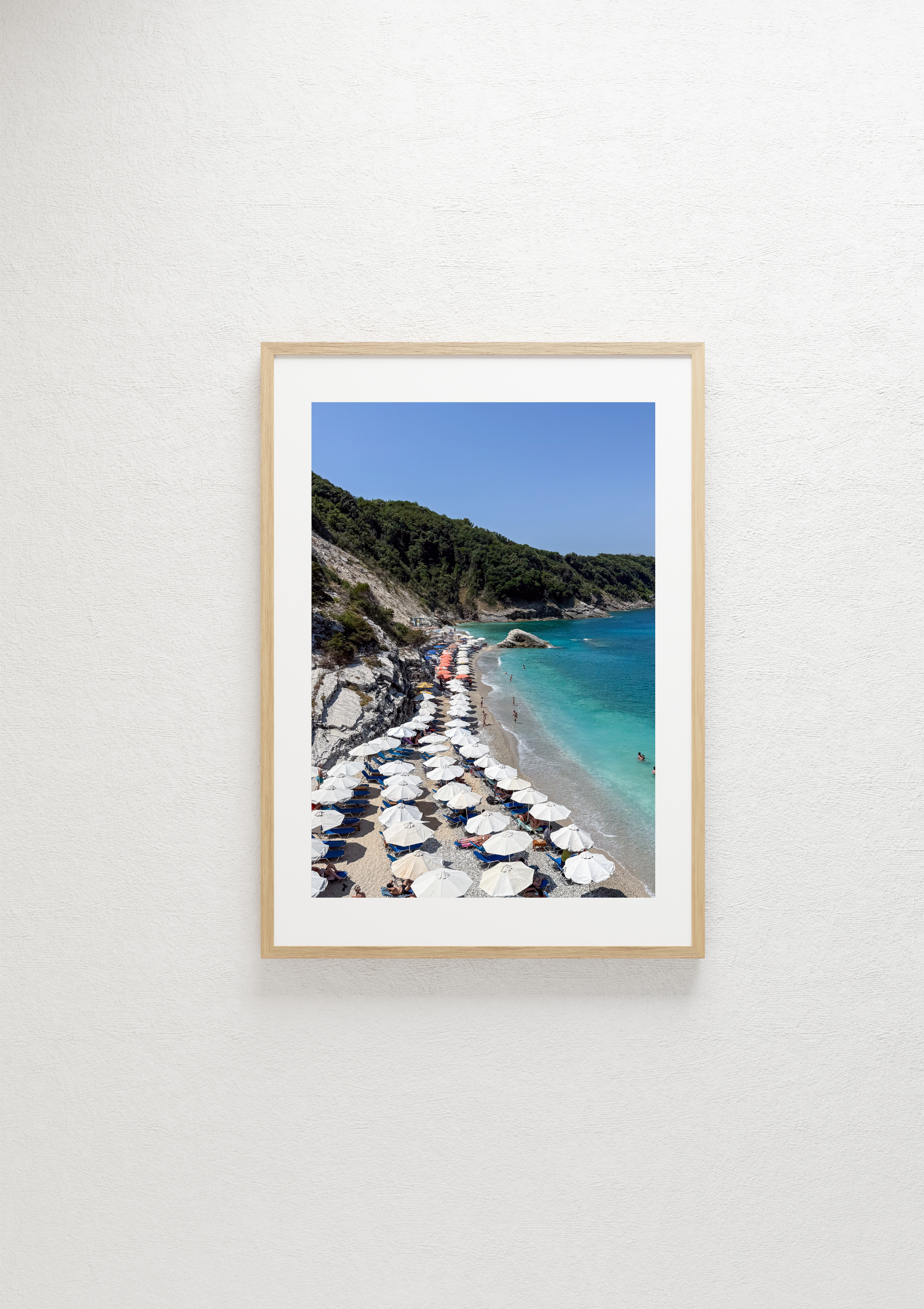 Pilebardha Beach on the Albanian coast – photographic wall art print