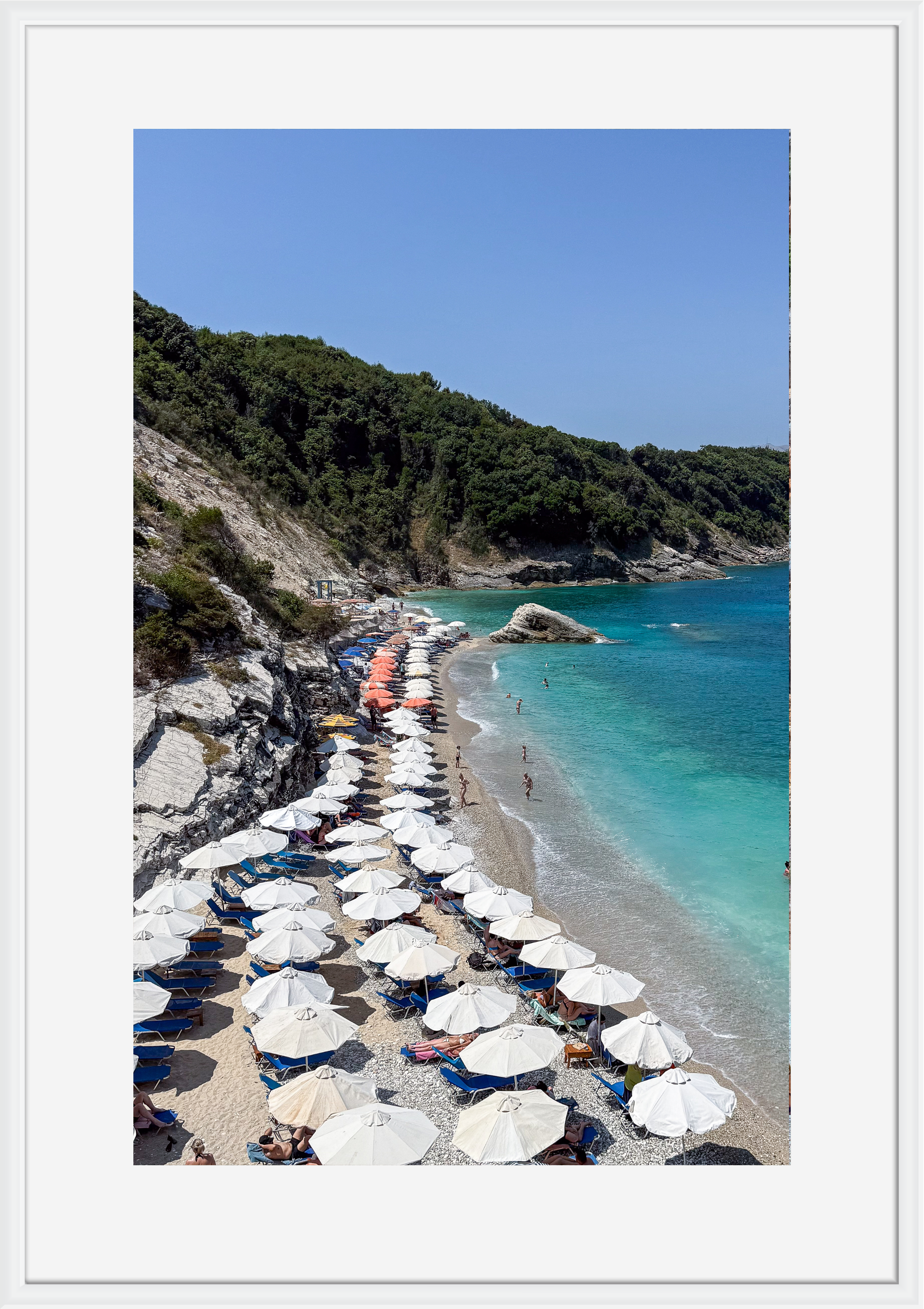 Pilebardha Beach on the Albanian coast – photographic wall art print