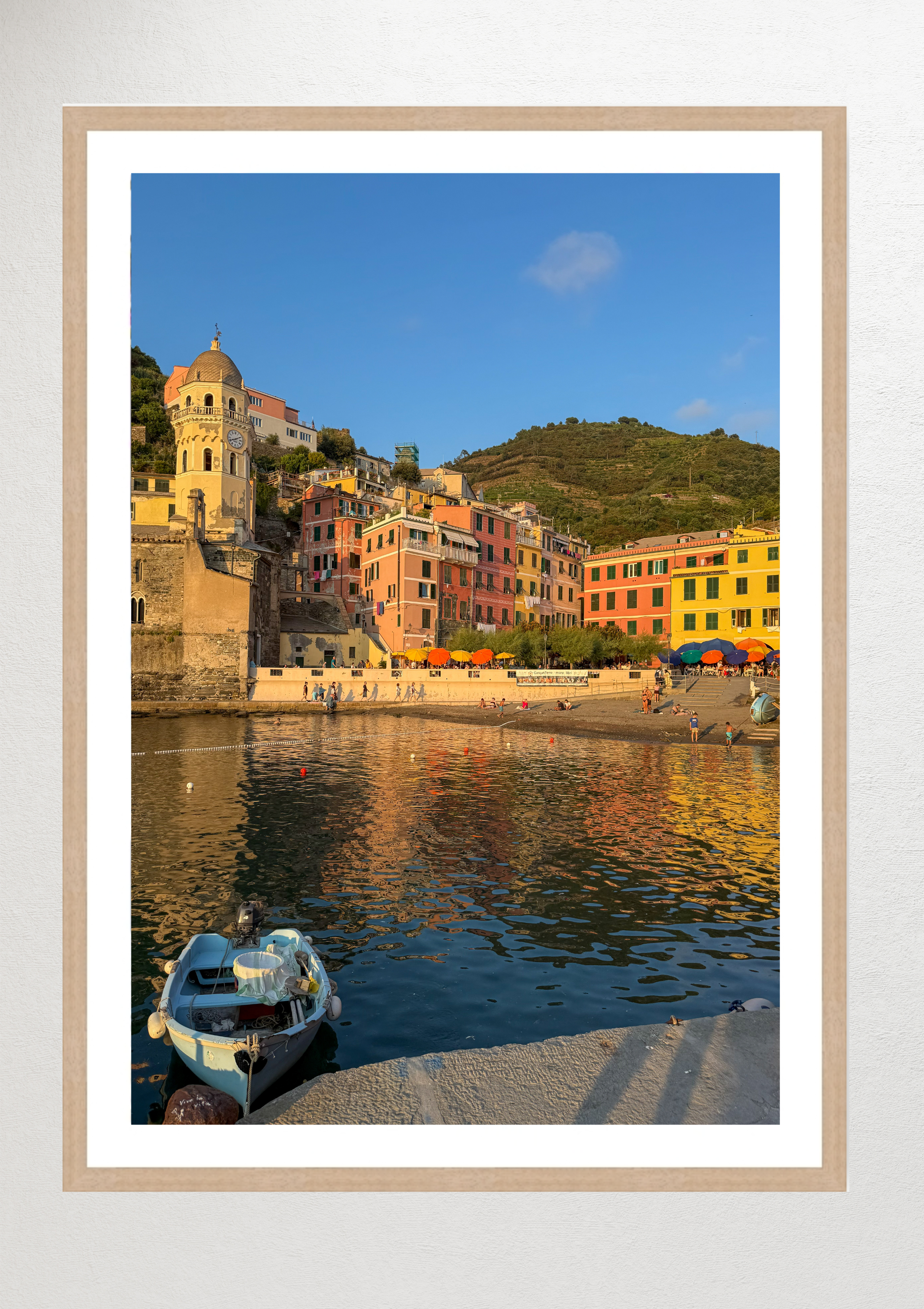 Summer in Vernazza, Cinque Terre, Italy – photographic wall art print