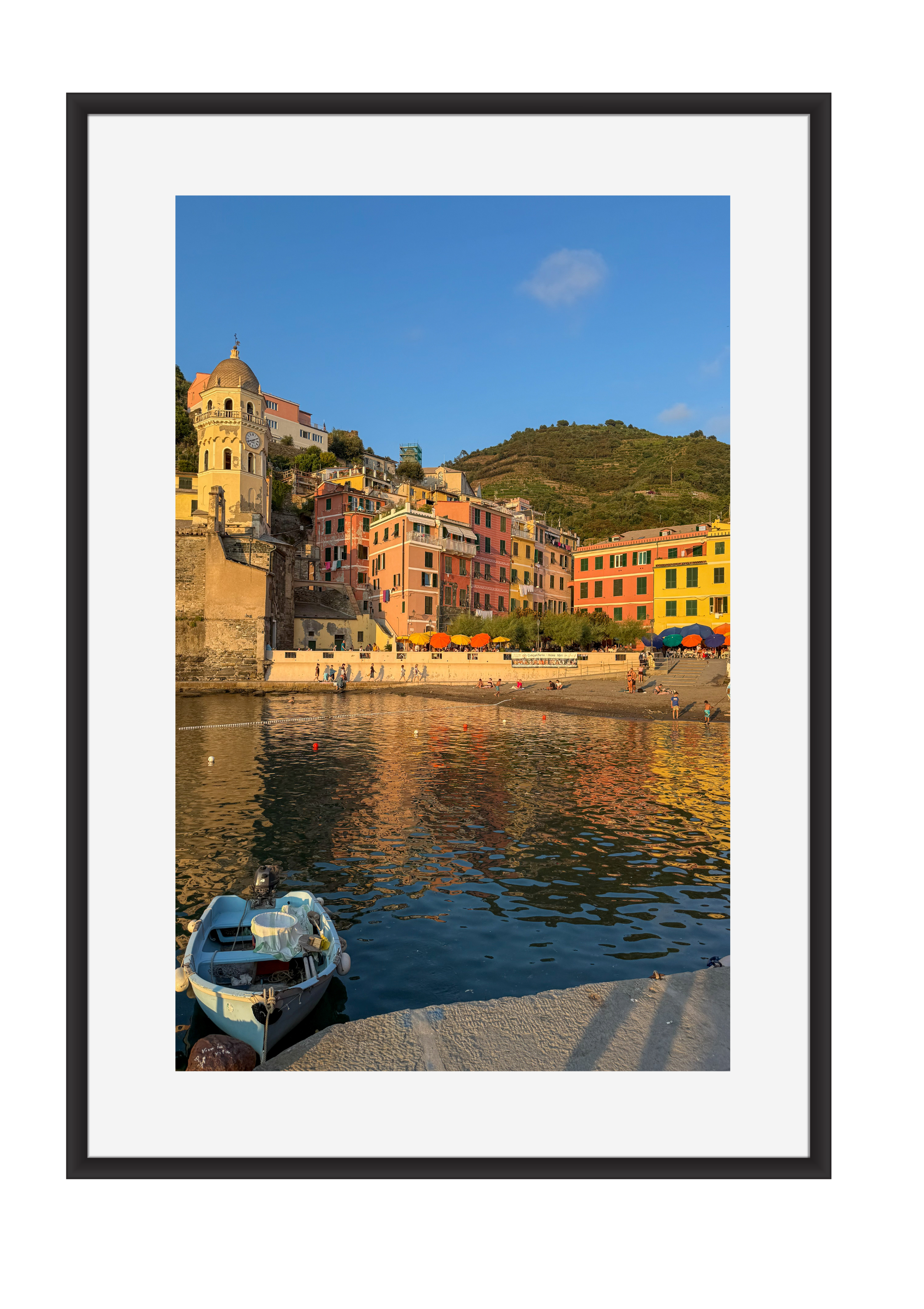 Summer in Vernazza, Cinque Terre, Italy – photographic wall art print