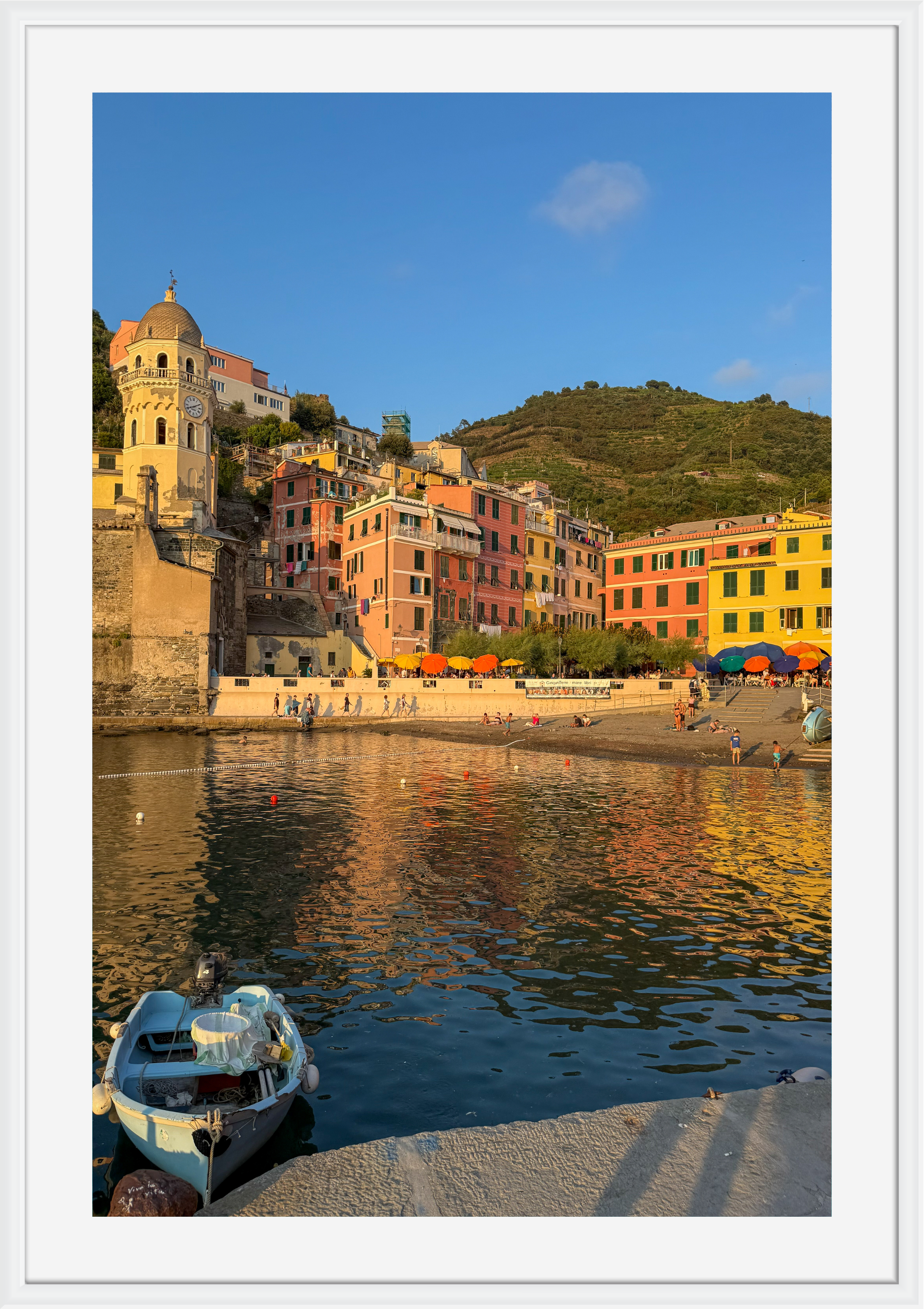 Summer in Vernazza, Cinque Terre, Italy – photographic wall art print