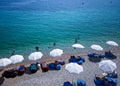 Pebble beach at Himare, Albania, landscape format – photographic wall art print