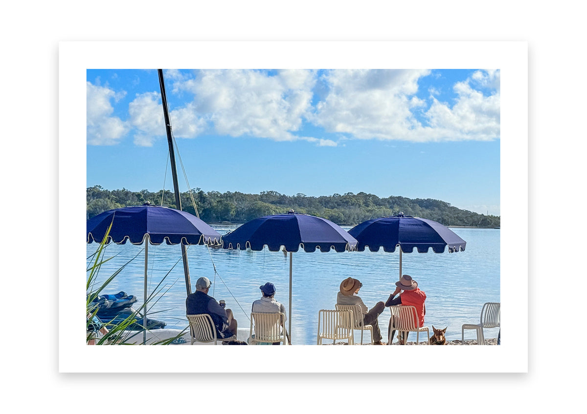 Under the Blue Umbrellas