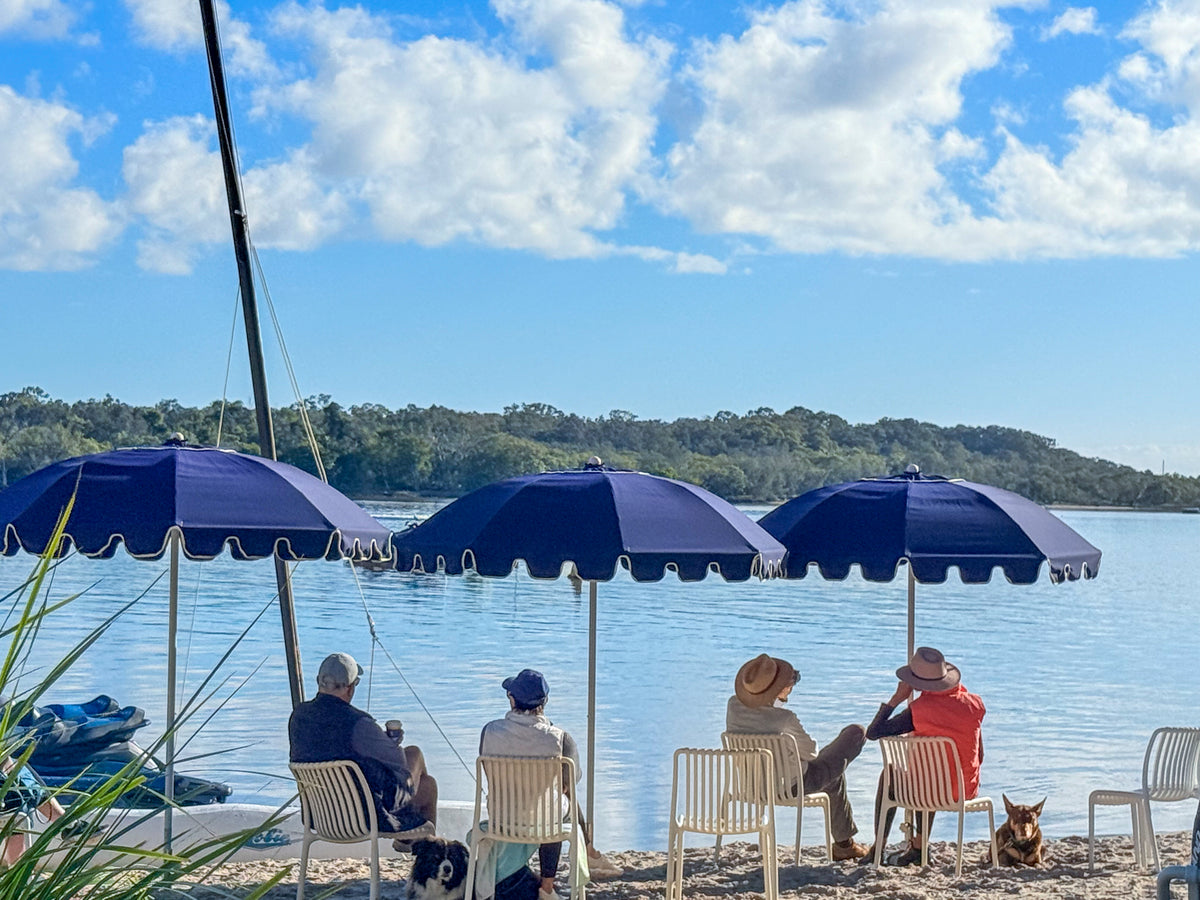 Under the Blue Umbrellas