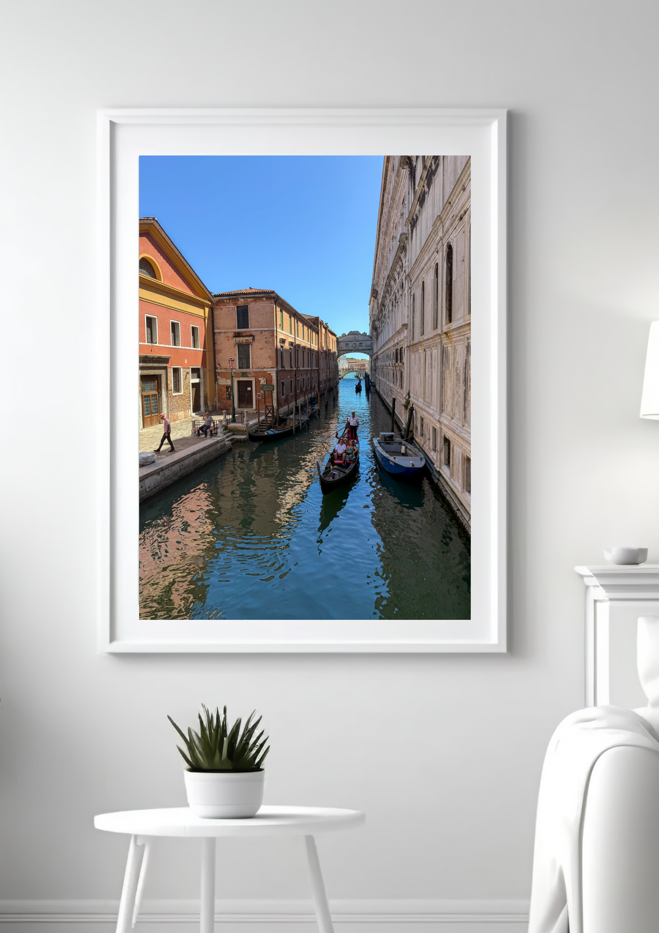 A warm evening in Venice, Italy – photographic wall art print