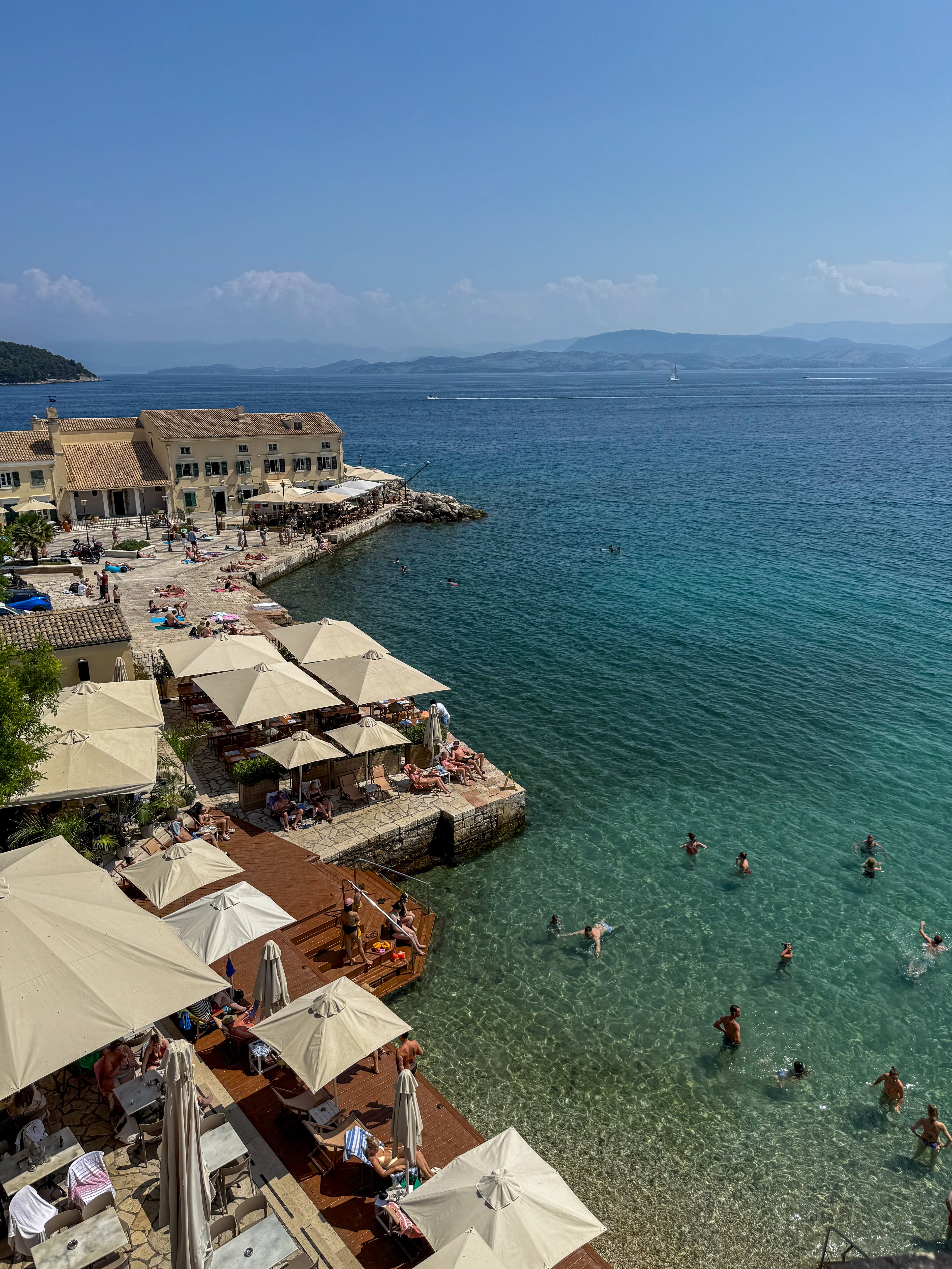 Summer afternoon on Corfu, Greece – photographic wall art print