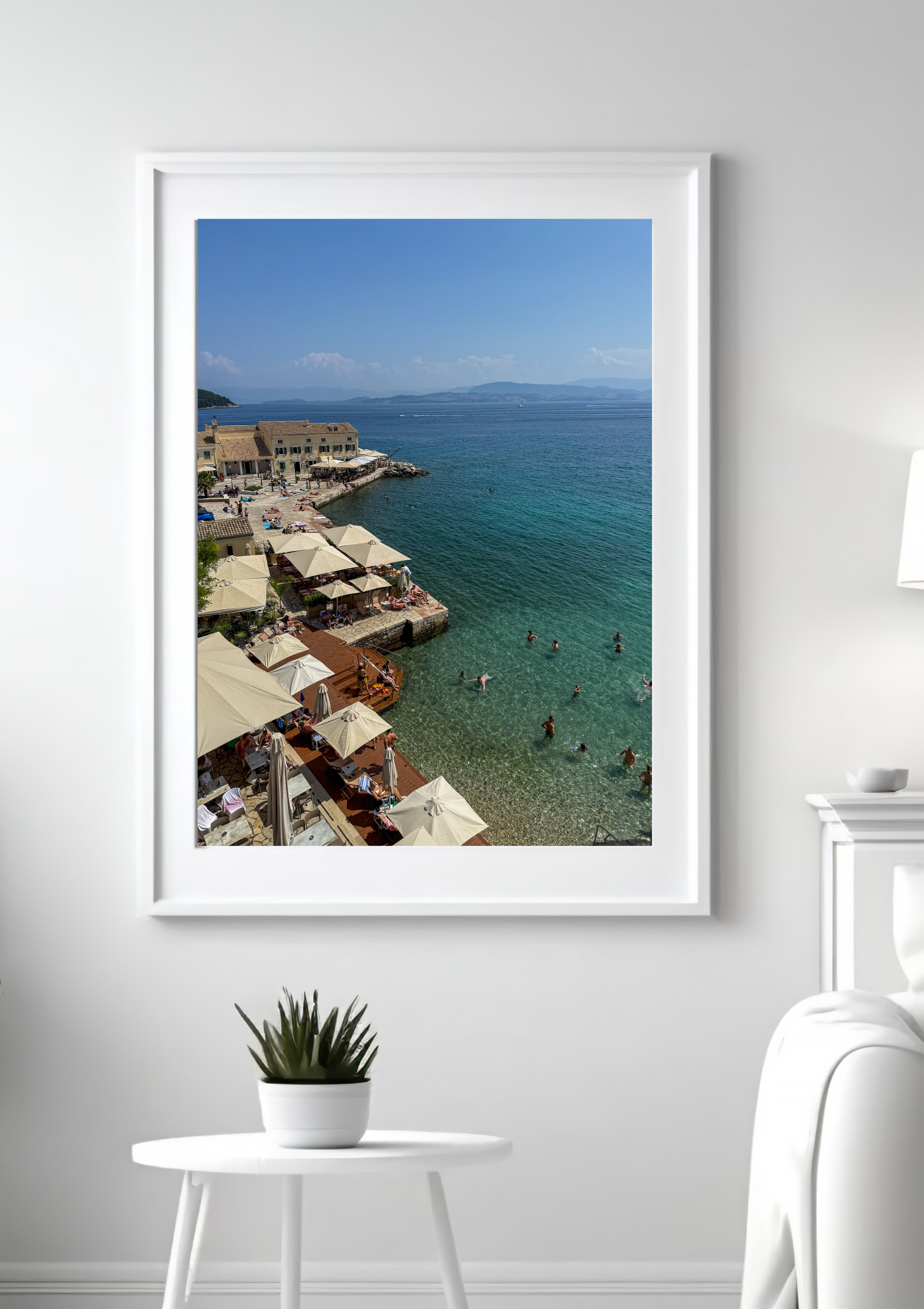 Summer afternoon on Corfu, Greece – photographic wall art print