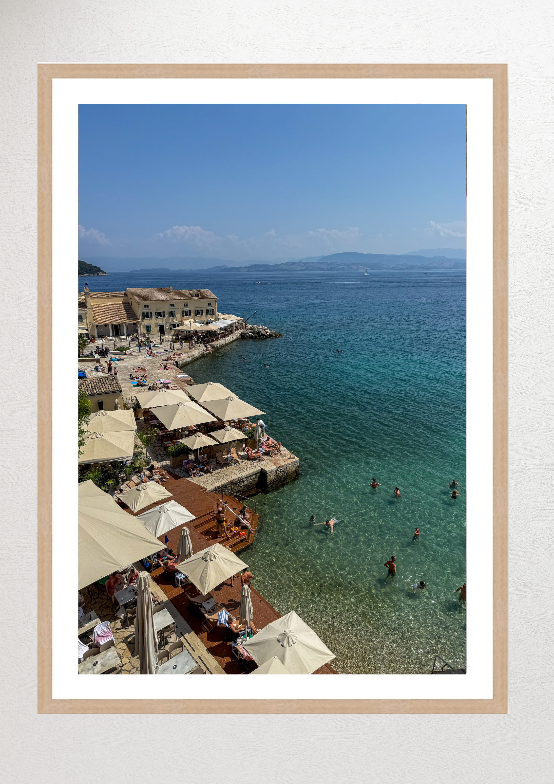 Summer afternoon on Corfu, Greece – photographic wall art print